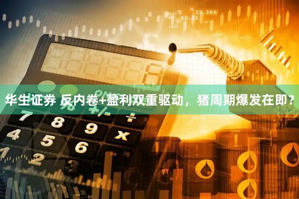 华生证券 反内卷+盈利双重驱动，猪周期爆发在即？